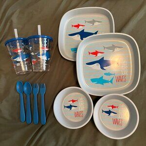 Members Mark Toddler Boy - Shark - Plate Wear Set (10 pieces)